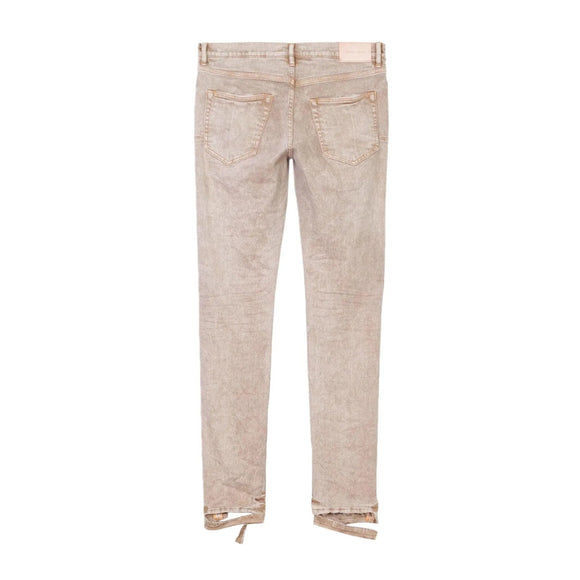 PURPLE BRAND Low Rise Skinny Jeans 'Beige Snow Wash'