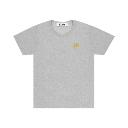 Comme des Garçons PLAY Gold Heart T-Shirt 'Grey'