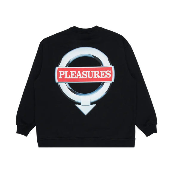 Pleasures Language Crewneck 'Black'