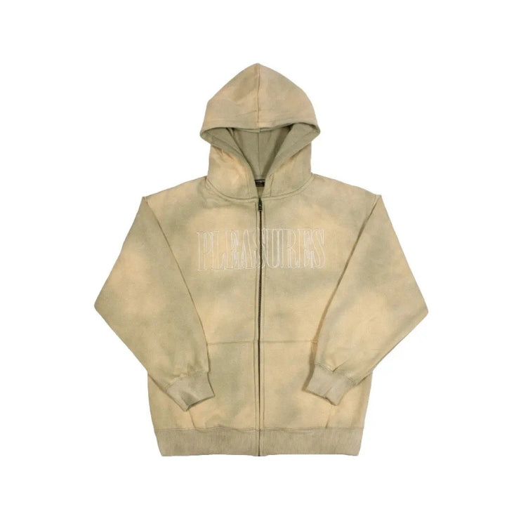Pleasures Gospel Zip-Up Hoodie - Beige