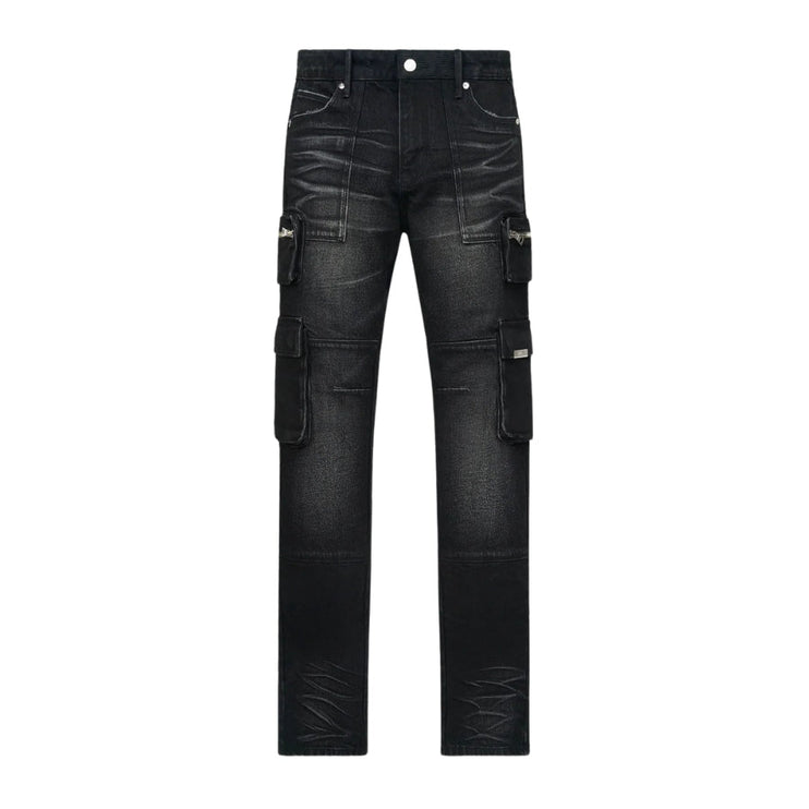 RTA - Slate Cargo Skinny Jean - Vintage Black
