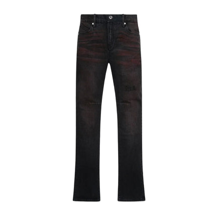 RTA - Denis Skinny Jean - Black Red Glow