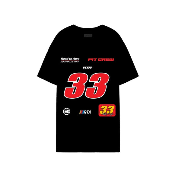 RTA - Santos Tee Black Racing Numbers