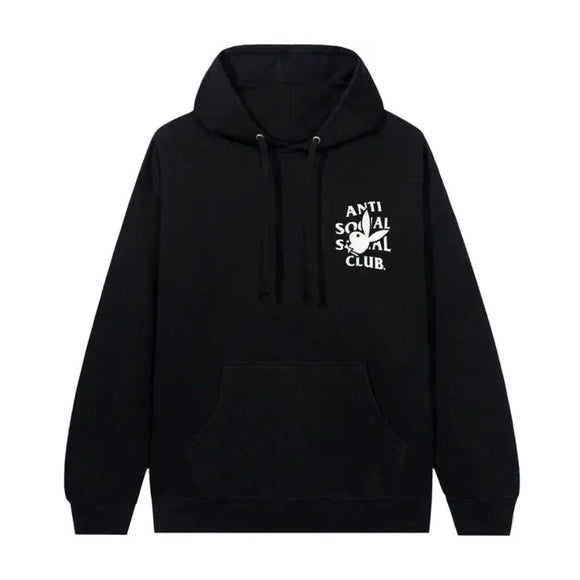 Anti Social Social Club - Playboy Bunny Logo Hoodie Black