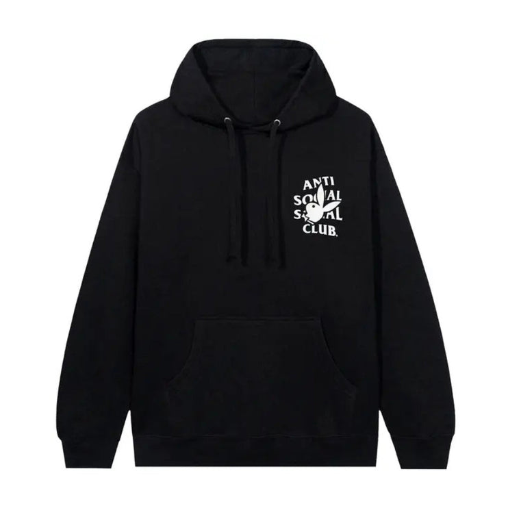 Anti Social Social Club - Playboy Bunny Logo Hoodie Black