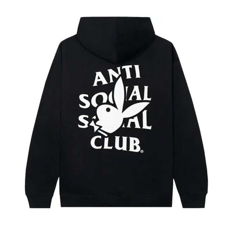 Anti Social Social Club - Playboy Bunny Logo Hoodie Black