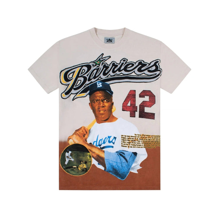 Barriers - Jackie Robinson Tee - Brown