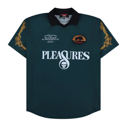 Pleasures Carlo Soccer Jersey Dark Green