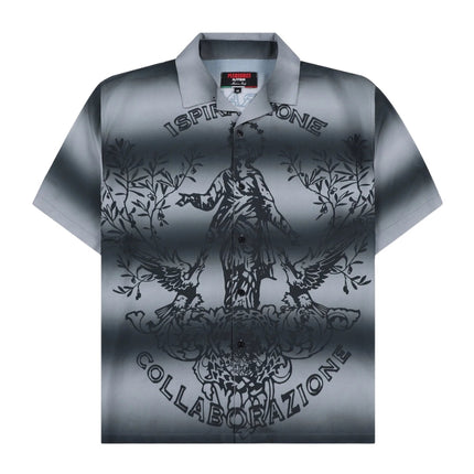 Pleasures Giovanni Button Up Silver