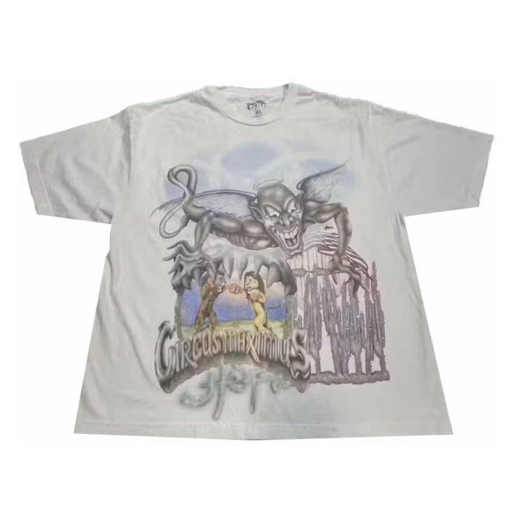 Cactus Jack By Travis Scott - Utopia Circus Maximus 2023 Tour III Tee - White