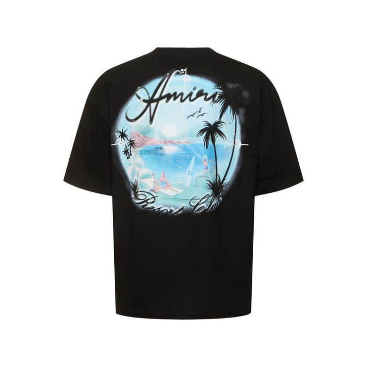 Amiri Airbrush Oversized Tee 'Black'