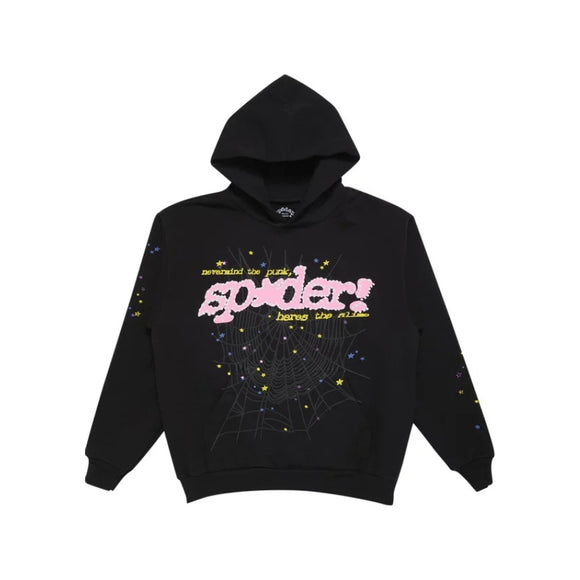 Sp5der -  P*NK V2 Hoodie Black