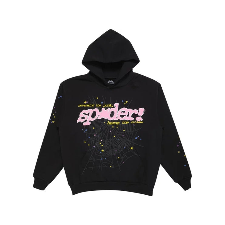 Sp5der -  P*NK V2 Hoodie Black