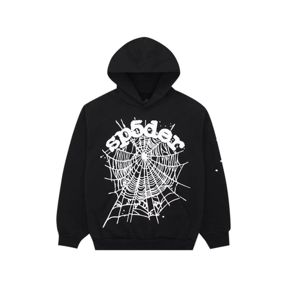 Sp5der -  OG Web Hoodie Black