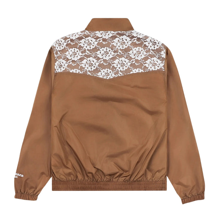 Pleasures Francesca Track Jacket Brown
