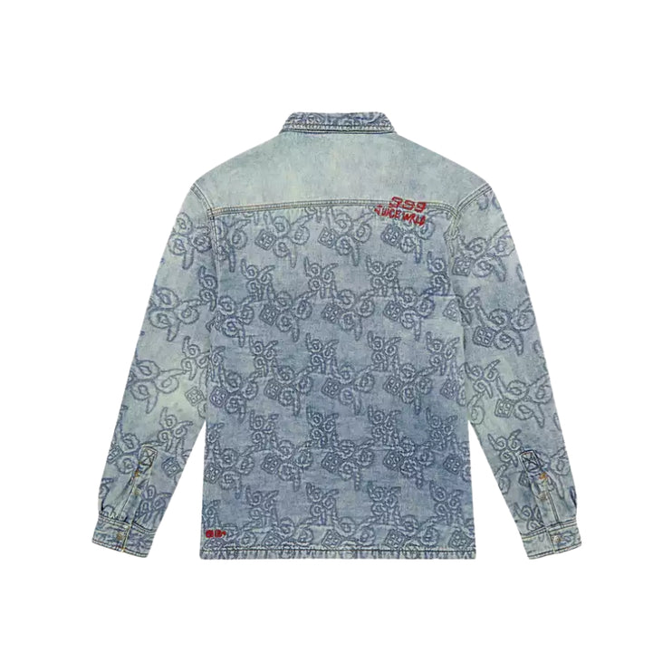 Ksubi Denim Juice World Ls Shirt K9 Stoned back