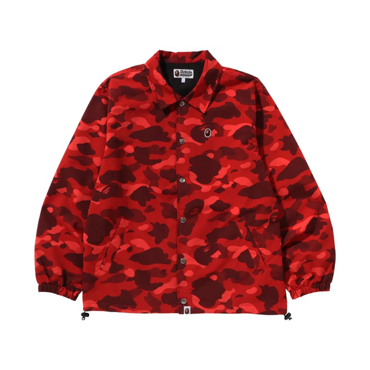 BAPE Color Camo One Point Coach Jacket 'Red'