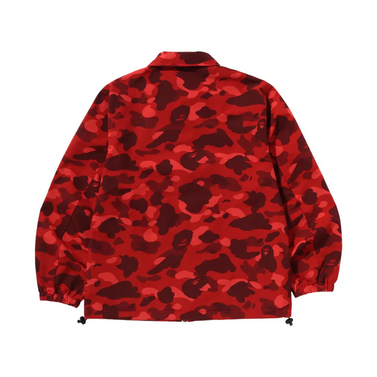 BAPE Color Camo One Point Coach Jacket 'Red'