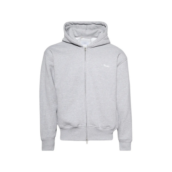Rhude Classique Full-Zip Hoodie 'Heather Grey'