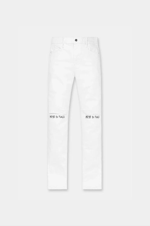 RTA - Bryant Skinny Jean | White Rest In Peace