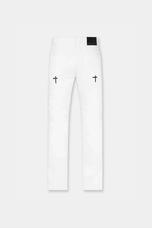 RTA - Bryant Skinny Jean | White Rest In Peace