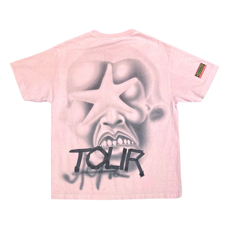 Cactus Jack by Travis Scott - Pink Star Tee - Pink