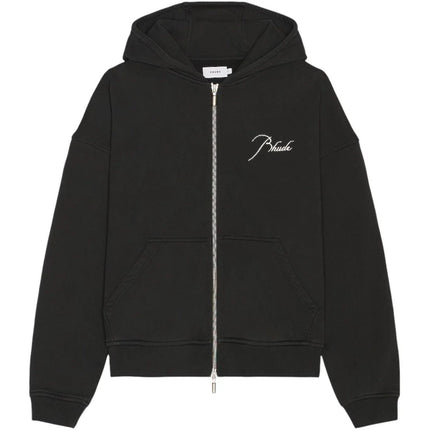 Rhude Classique Full-Zip Hoodie - Black