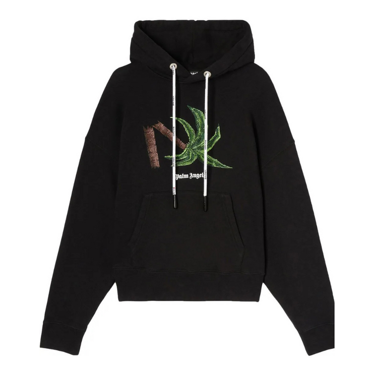 Palm Angels Broken Palm Hoodie 'Black/Green'