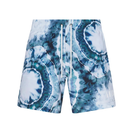 AMIRI TIE DYE SWIM TRUNK - BLUE