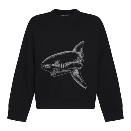 Palm Angels Split Shark Crew 'Black'