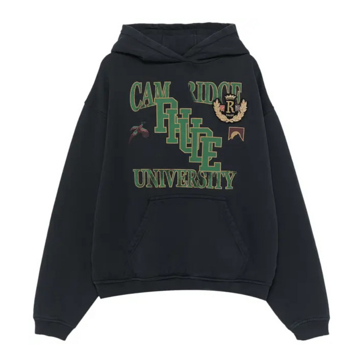 Rhude University Hoodie 'Vintage Black'