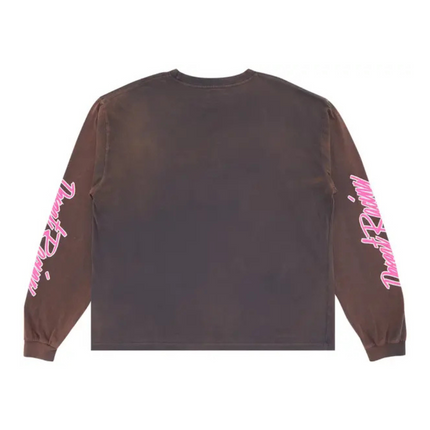 Rhude Desert Racing Long-Sleeve Tee 'Vintage Grey'