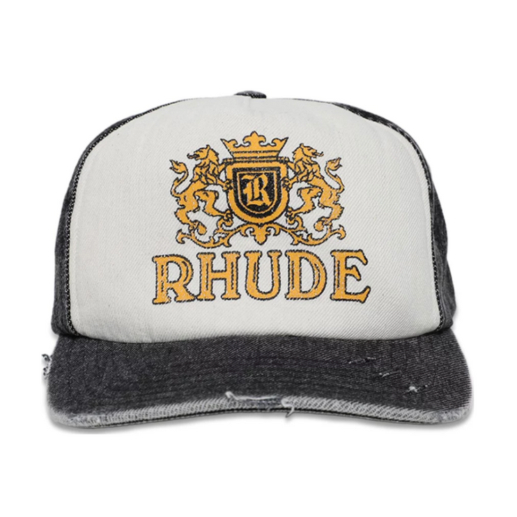 Rhude Structured Hat 3 'Black/Cream'