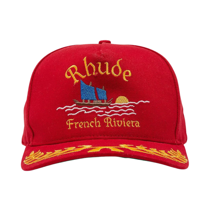 Rhude Riviera Sailing Hat 'Red'