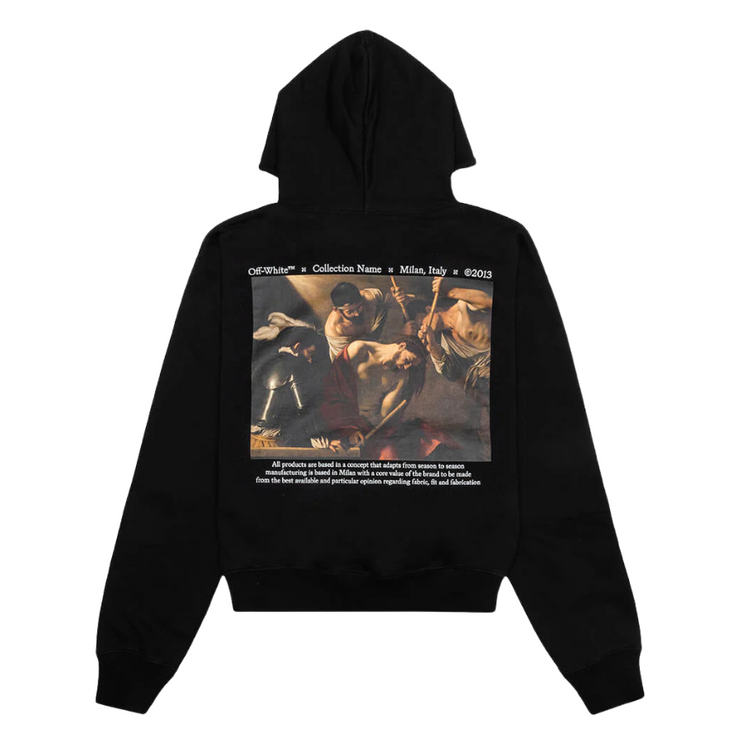 Caravaggio DEPOSITION OVER HOODIE - BLACK/WHITE