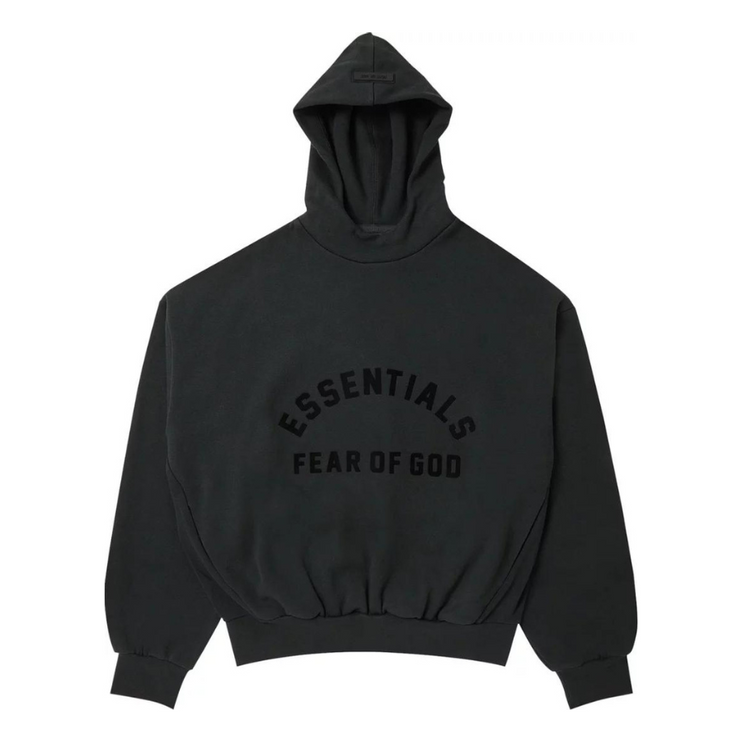 Fear of God Essentials Arch Logo Hoodie - Jet Black