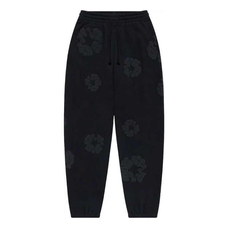 Denim Tears - Cotton Wreath Sweatpants - Black/Monochrome