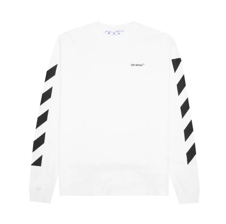 Off-white - Diag Graphic Sleeve T-Shirt - White/Black