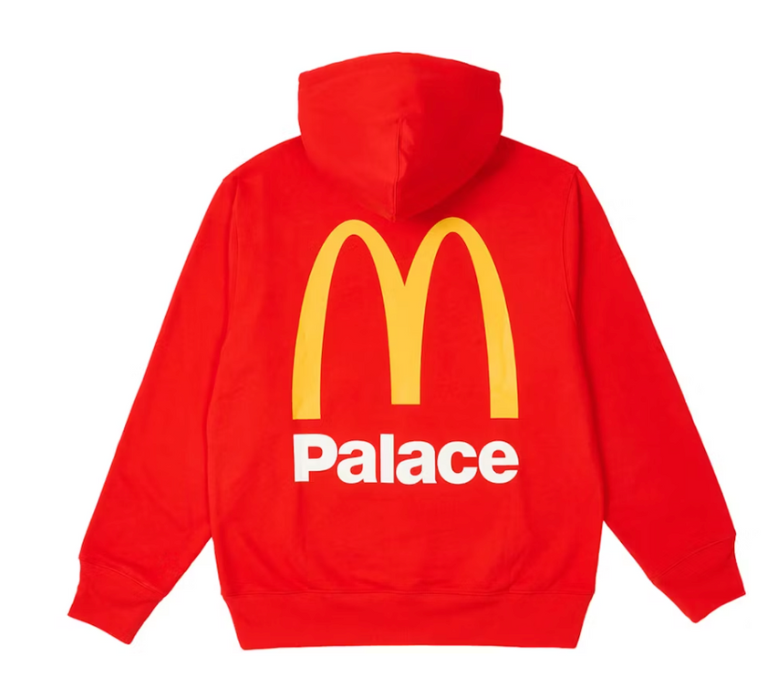 Palace x McDonald's Logo Hood-Red