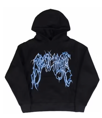Revenge Lightning Arch Logo Hoodie Black