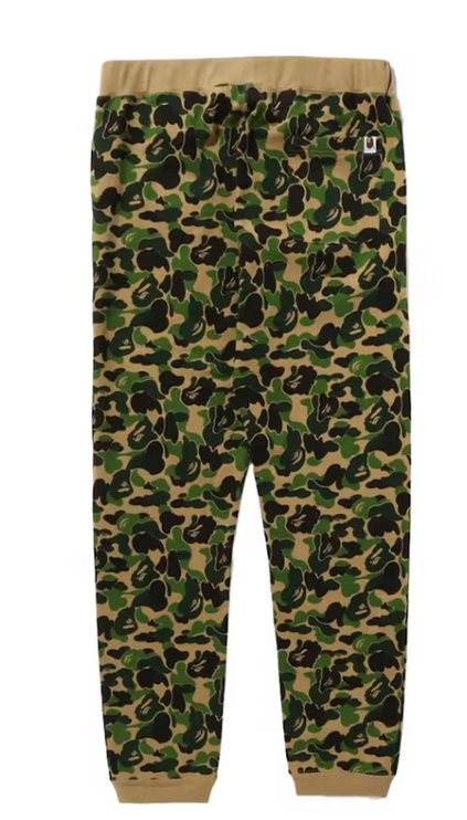 BAPE ABC Camo Crystal Stone Sweat Pants Green
