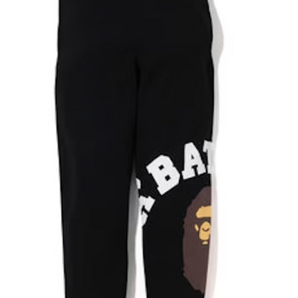 BAPE Giant College Sweatpants Black