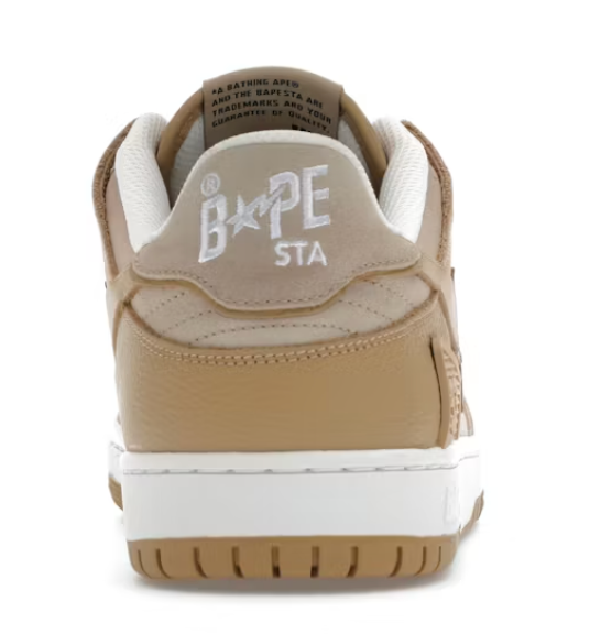 A Bathing Ape - A Bathing Ape Sk8 Sta #4 Beige - Womens