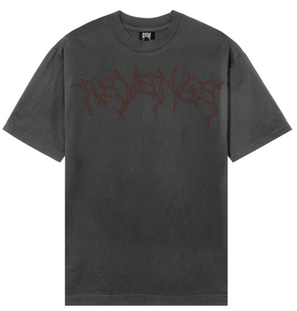 Revenge - Lightning Logo Cerberus tee - Black/Red
