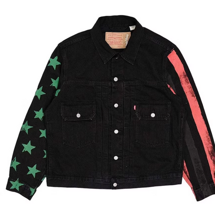 Denim Tears x CPFM 4th of July Denim Plant Jacket Black