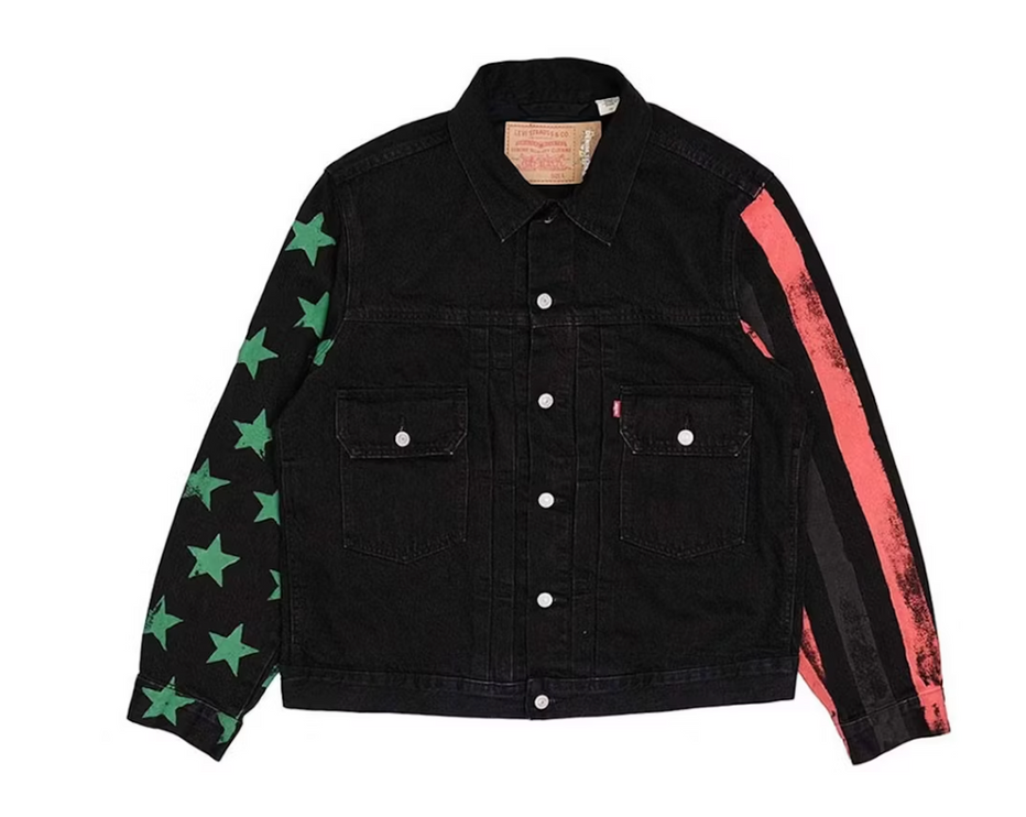 Denim Tears x CPFM 4th of July Denim Plant Jacket Black