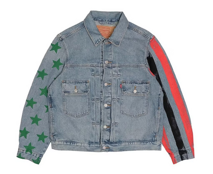 Denim Tears x CPFM 4th of July Denim Plant Jacket Blue