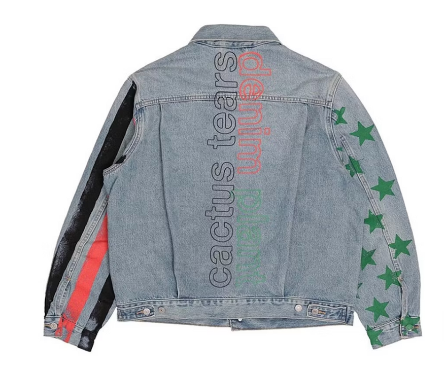 Denim Tears x CPFM 4th of July Denim Plant Jacket Blue