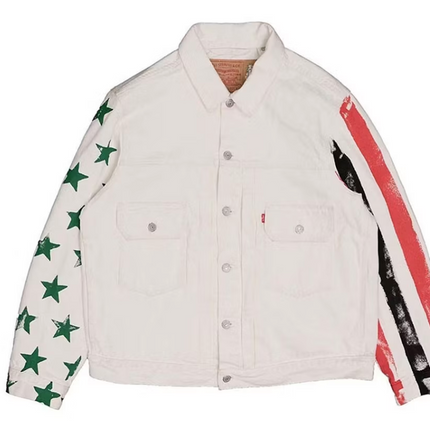Denim Tears x CPFM 4th of July Denim Plant Jacket White