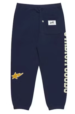 BAPE x Stadium Goods Sweat Sweatpants Navy